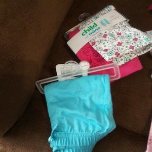 Set of 3 baby girl Newborn pants New with Tags Carter's